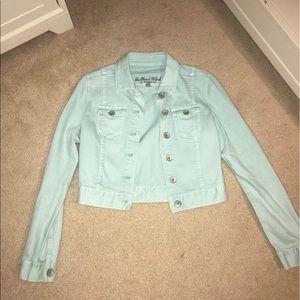 Light Blue/teal denim Jacket